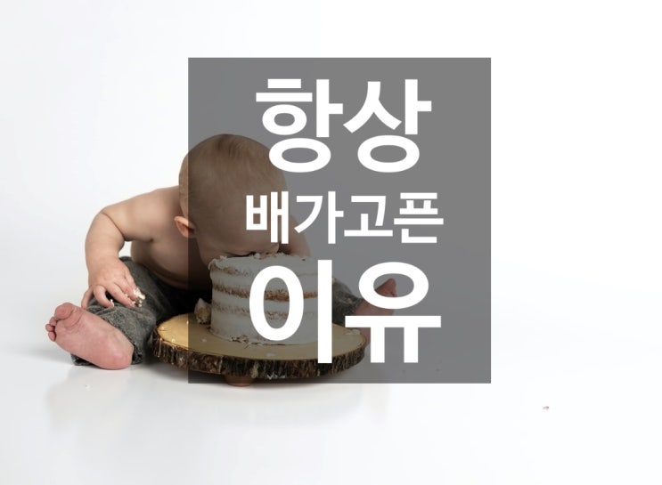  항상 배가 고픈 14가지 이유