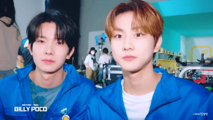  ENHYPEN X TAYO - 'BILLY POCO' MV shooting sketch