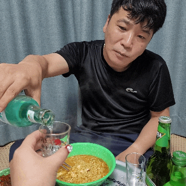  안산 차에서 파는 오징어순대