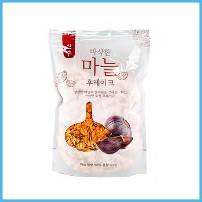  코우 마늘 튀김 슬라이스 500g 마늘칩 갈릭 후레이크 정보 