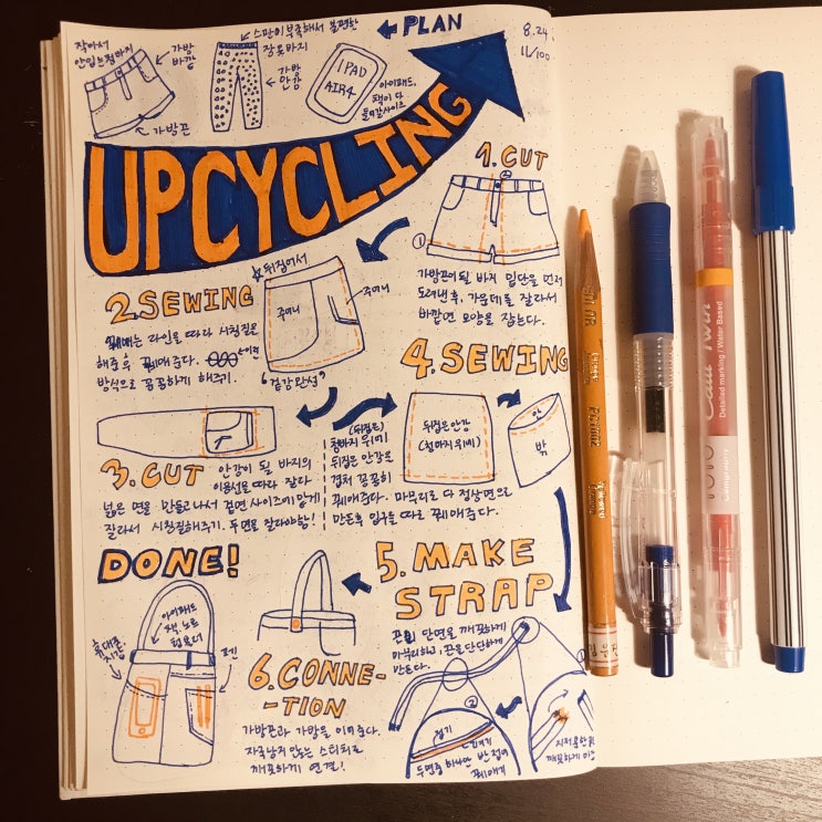  1일 1드로잉_100일 챌린지_11_UPCYCLING