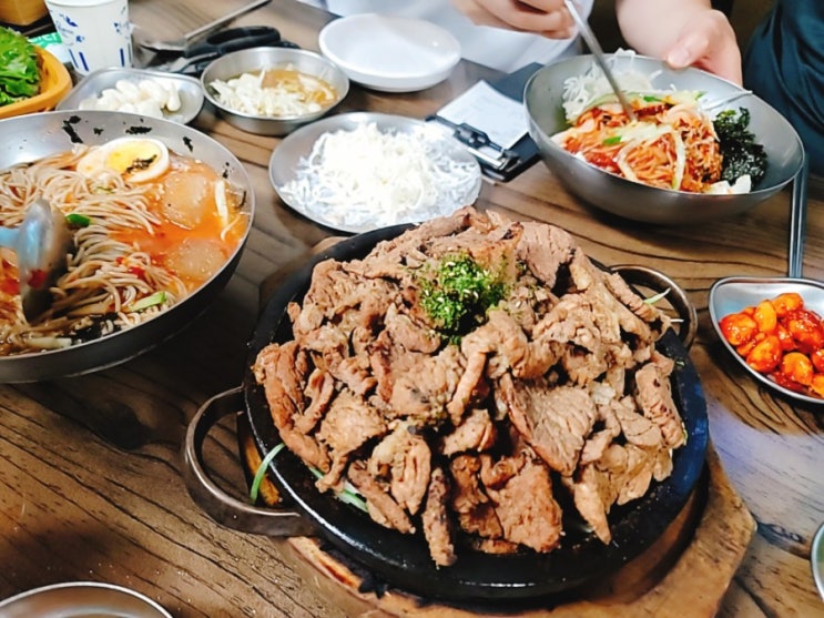  단양 석갈비 마늘석갈비막국수 진짜후기