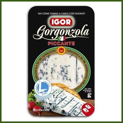 이태리산 이고르 고르곤졸라 피칸테 포션 치즈 150g 코스트코 안젤로 암브로시 대용 탑픽 