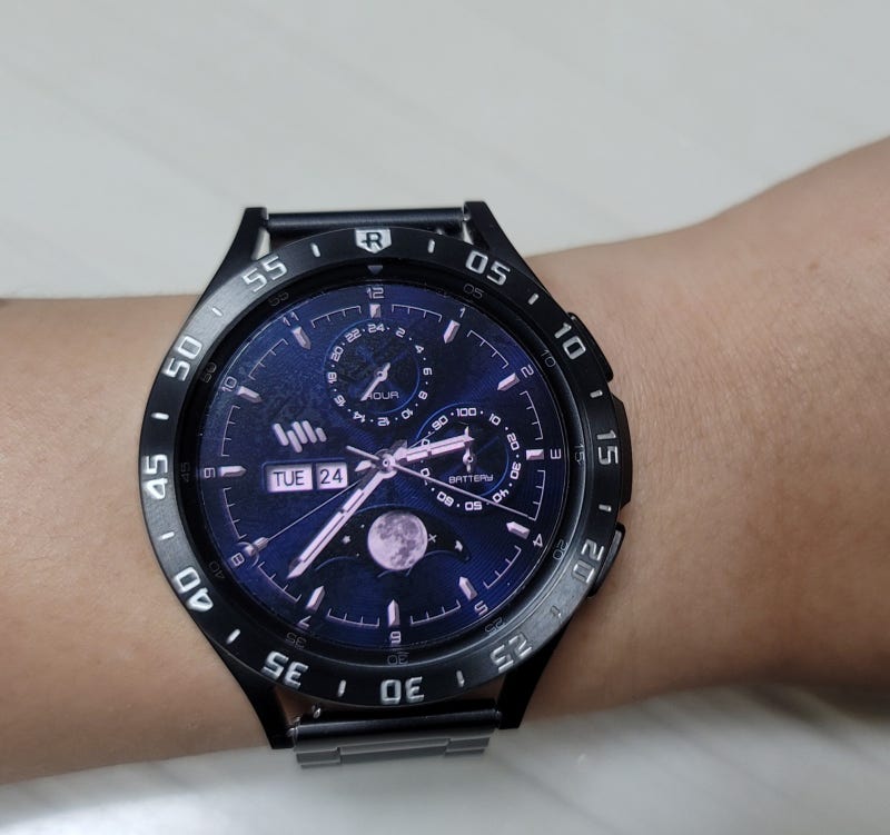 갤럭시워치4 클래식 46mm 베젤링 링케 베젤링45mm로 완벽 호환 찰떡이네~