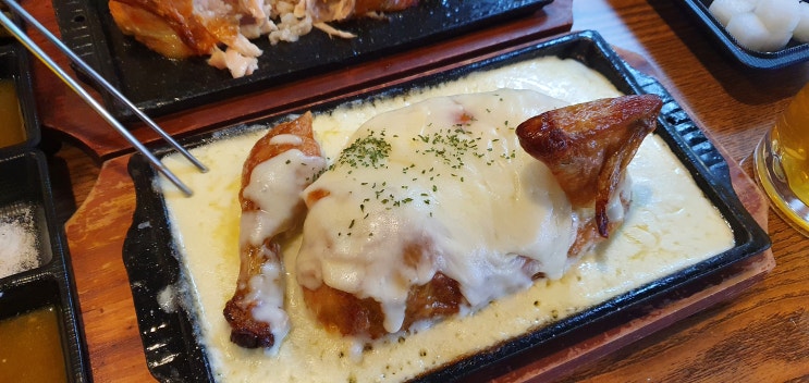  부천 중동 술집 치킨은 부천시청역 맛집 구도로통닭 반반 메뉴죠