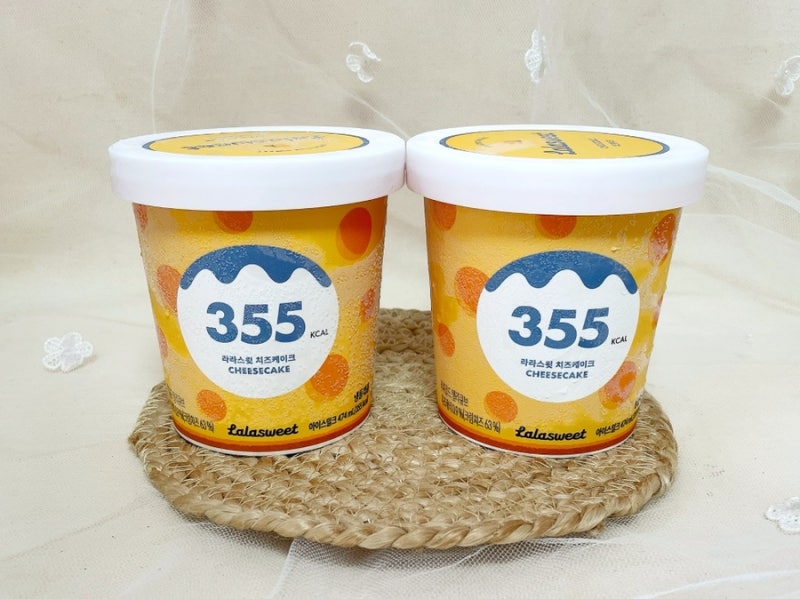 퍼먹는 아이스크림 라라스윗 치즈케이크 맛 칼로리 영양성분 : 네이버 블로그