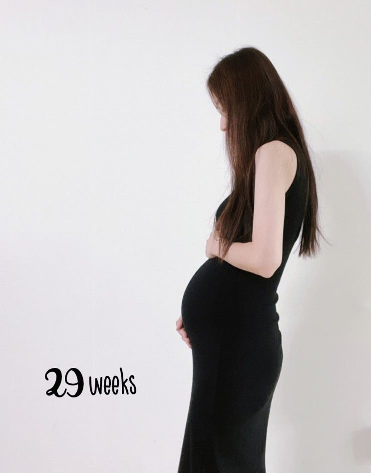 [#아가천사 썬톨's] 임신29주 셀프주수사진