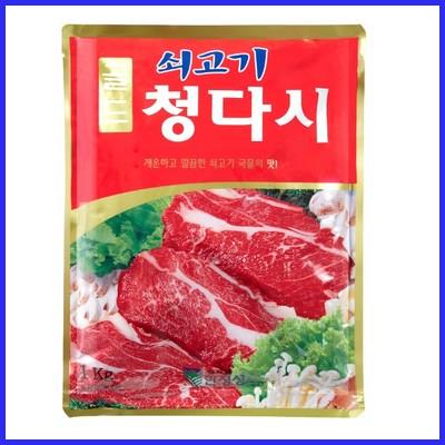  한정성 쇠고기 청다시 다시다 미원 1kg 실제 구매 정보 확인하세요 