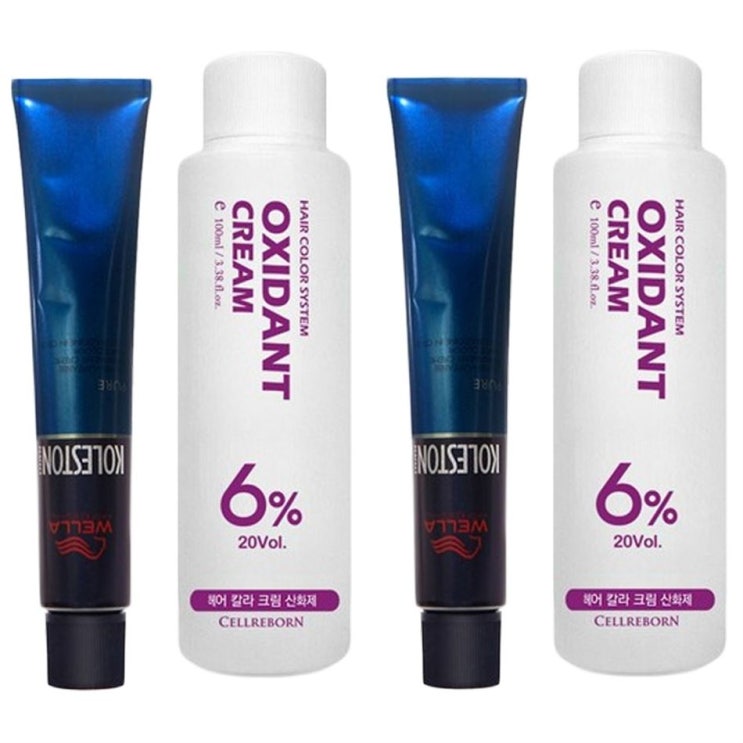  오늘 핫아이템 웰라 뉴콜레스톤 퍼펙트 퓨어컬러 염색제 80g 산화제 100ml~ 제품 모음