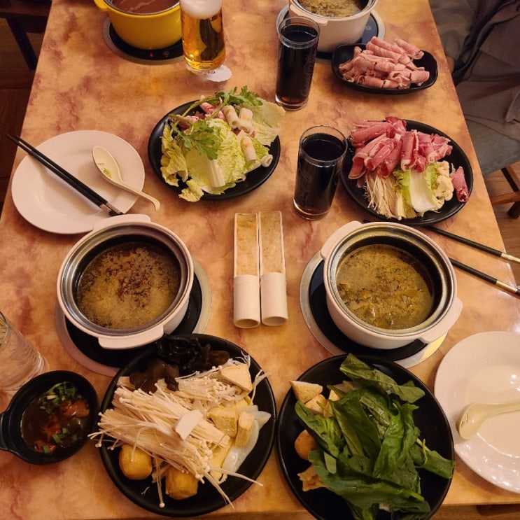 [음식점] 프랑크푸르트 무한리필 중국 훠궈 음식점 Nudelbar Hot Pot