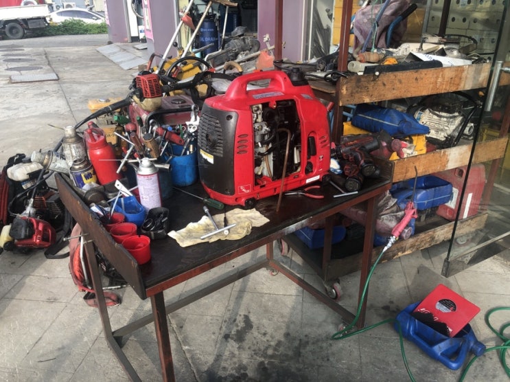  남편의 도전 2화: 장인어른께서 발전기를 주셨습니다. - Honda EU 10i INVERTER 발전기 유지 보수 및 수리기 3탄.