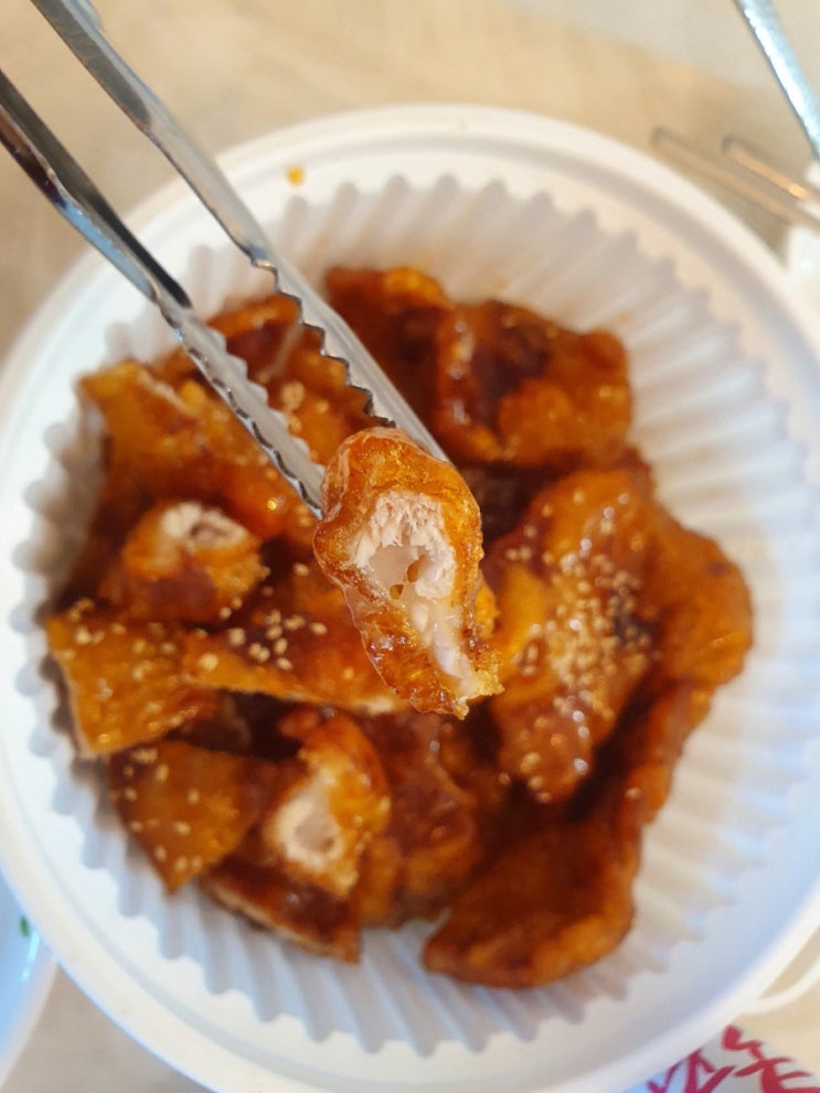  꿔바로우 맛있게 먹는방법 , 음식은 바로 먹는게 맛있습니다