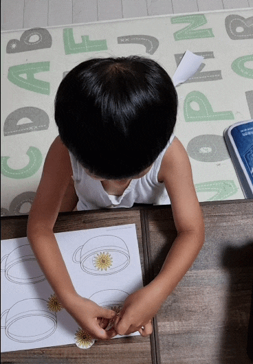  엄마표한글교재로 6살 아이와 글자 '차' 공부한 후기(도안나눔)
