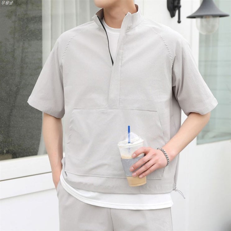  쇼핑 핫품목 플레이즈 남성용 린넨혼방 반집업 아노락 반팔 티셔츠! 소식을 전하려구요!