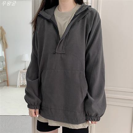  08월 26일기준 TOP상품 티데일리 남녀공용 터치라떼 아노락 오버핏 후드 반집업 바람막이 후드티 쇼핑정보