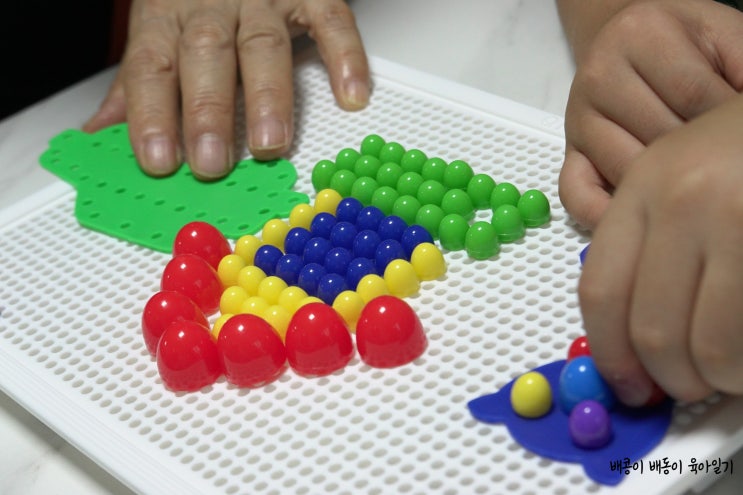  4세 6세 소근육발달 지니맥 손끝놀이 구슬끼우기 장난감