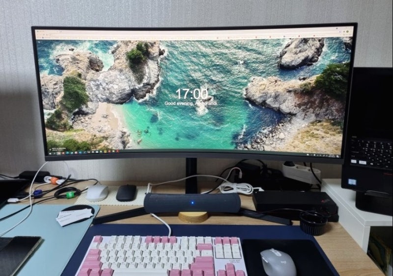 삼성 커브드 모니터 34인치 후기 (LC34H890WGKXKR)