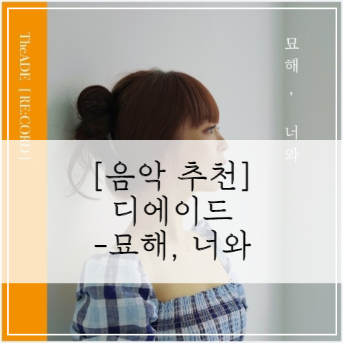  [음악 추천] 디에이드(The Ade) - 묘해, 너와(re:code)