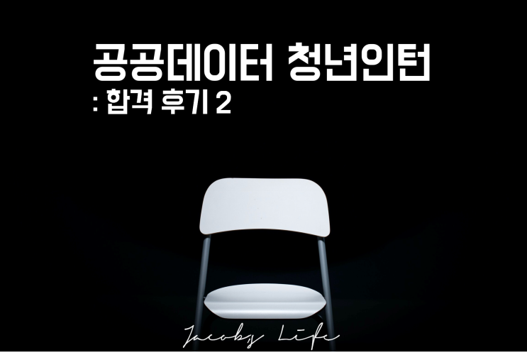  '21 공공데이터 청년인턴(일경험 수련생) 합격 후기  AI역량검사