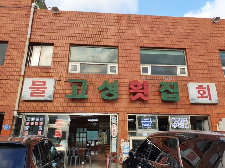  다대포 물회 먹을만한곳 "고성횟집"