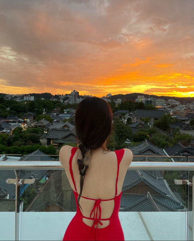  전주 라한호텔 부대시설 카페 하녹당, 루프탑수영장, 전주산책 후기