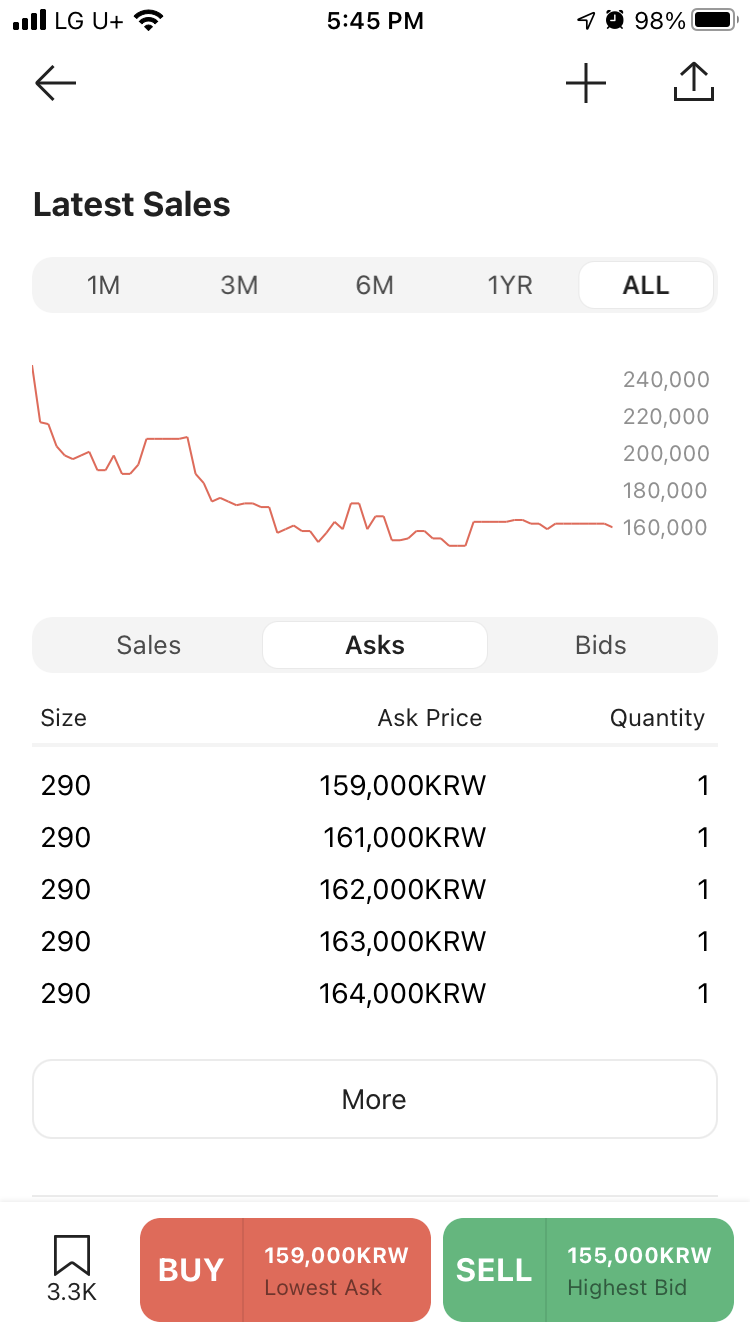 KREAM (크림), 한정판 거래 플랫폼을 통한 거래 및 사용기 : 네이버 블로그