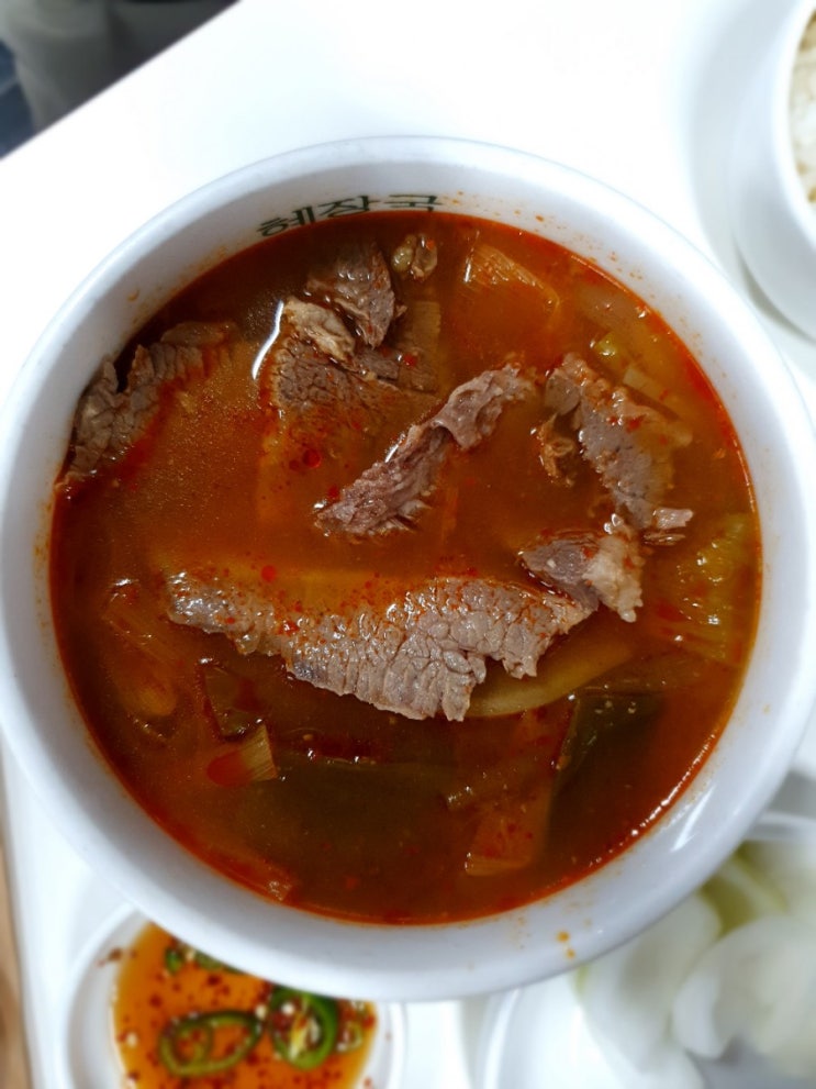  최자로드 추천 대구식 한우 육개장 혜장국 ｜신논현역 강남역 맛집