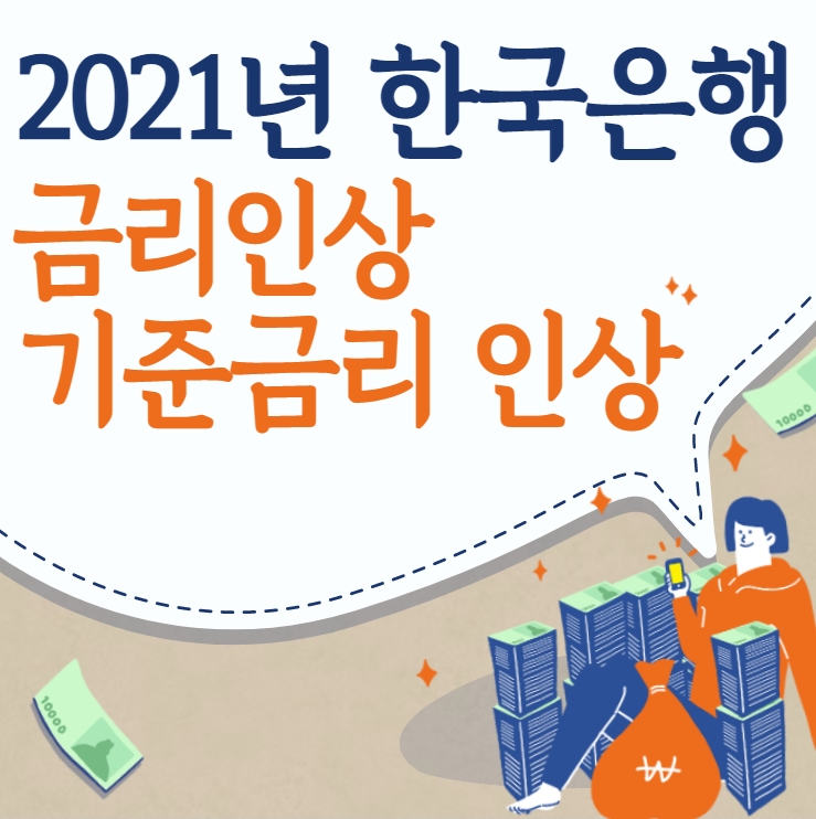 2021년 한국은행 금리인상 기준금리 인상