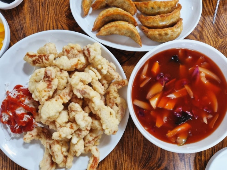  순천 중국집 놀보 중화요리 튀김 색이 고운 탕수육 배달 맛집