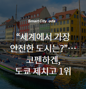  "세계에서 가장 안전한 도시는?"···코펜하겐, 도쿄 제치고 1위