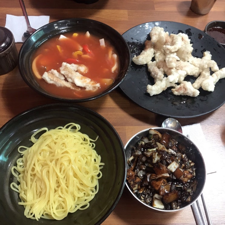 금산탕수육간짜장맛집 금산귀빈관짬뽕전문점 [너무 맛있어서 두번째방문한 금산귀빈관짬뽕집 탕수육도 새우볶음밥 간짜장도 짬뽕국물도 맛있는 집]