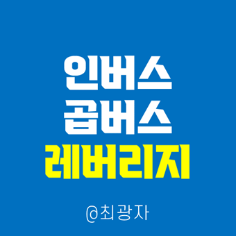 미국 ETF추천 레버리지 인버스 곱버스 ETF 투자방법