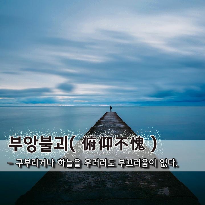  부앙불괴(俯仰不愧)