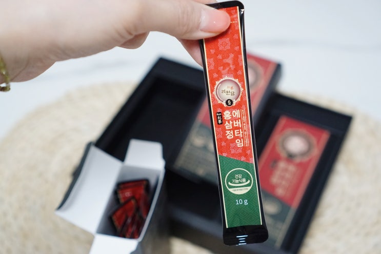 면역력 피로개선에 필수인 홍삼스틱 려원담 홍삼정 에버타임
