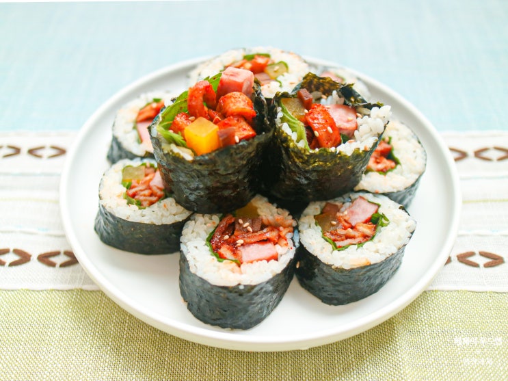  백종원 청양고추 매운 불어묵김밥 싸기, 땡초 오뎅 조림 양념 만들기