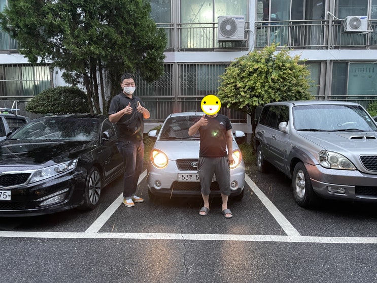  양주 중고차 고객님께 2만키로대 뉴모닝 판매 후기
