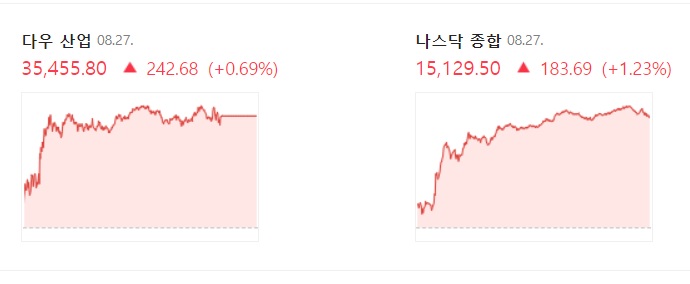 잭슨홀에서 파월의 비둘기 발언에 증시 환호! 잭슨홀에서 파월의 비둘기 발언에 증시 환호!
