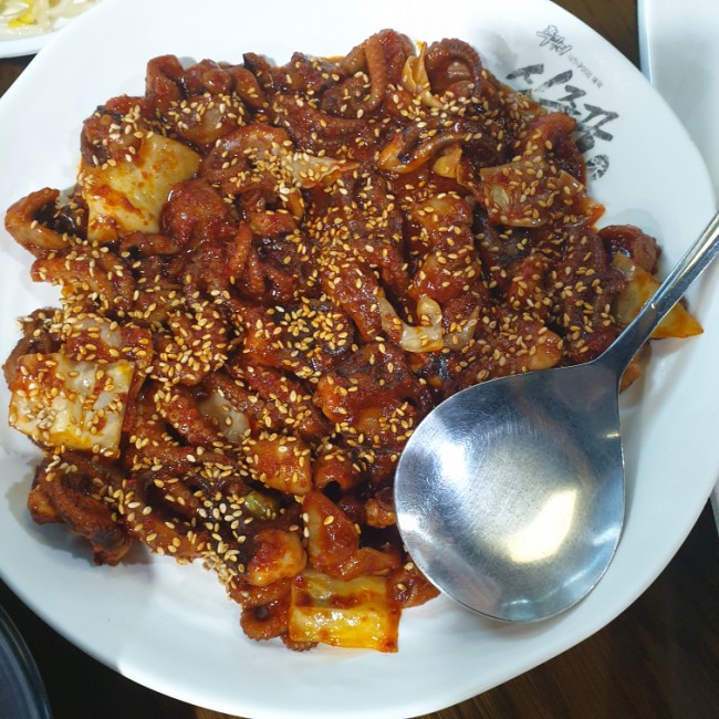  푸짐했던 수월동 맛집 거제 쭈꾸미 신주꾸