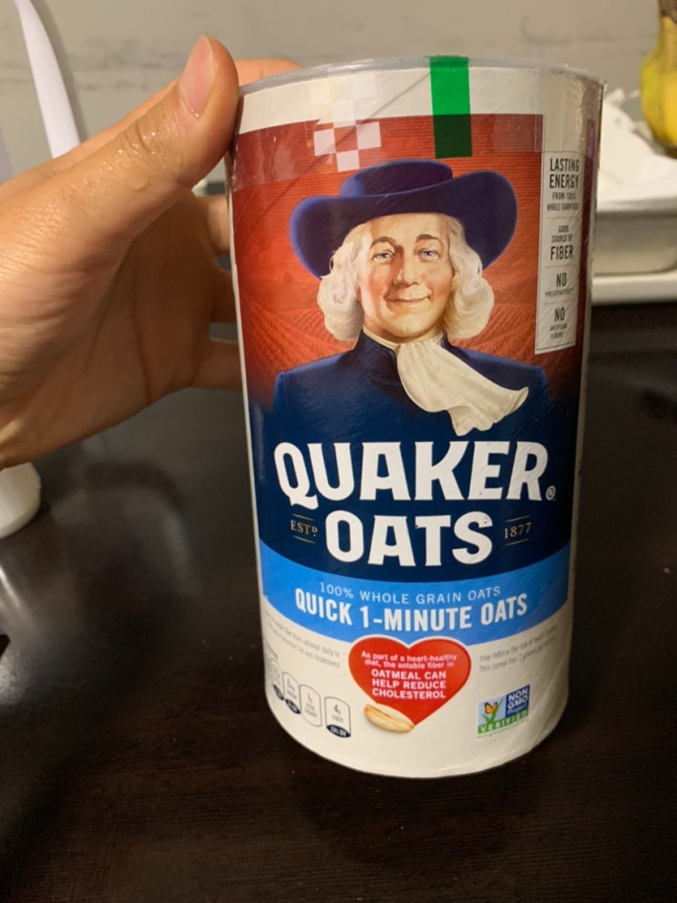 퀘이커 Quaker 오트밀 먹어보기