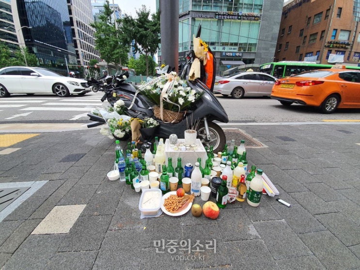 민주노총 “선릉역 배달노동자 사망은 구조적 문제… 공제조합 추진할 것” 민주노총 “선릉역 배달노동자 사망은 구조적 문제… 공제조합 추진할 것”
