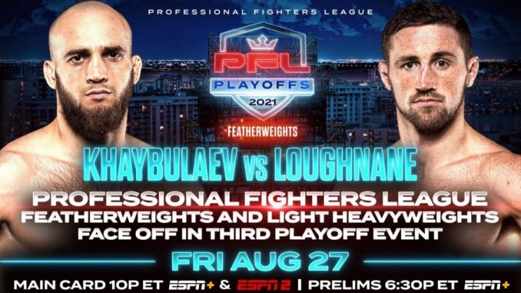 2021 PFL 플레이오프 3: 페더급 & 라이트헤비급 4강 중계링크 2021 PFL 플레이오프 3: 페더급 & 라이트헤비급 4강 중계링크