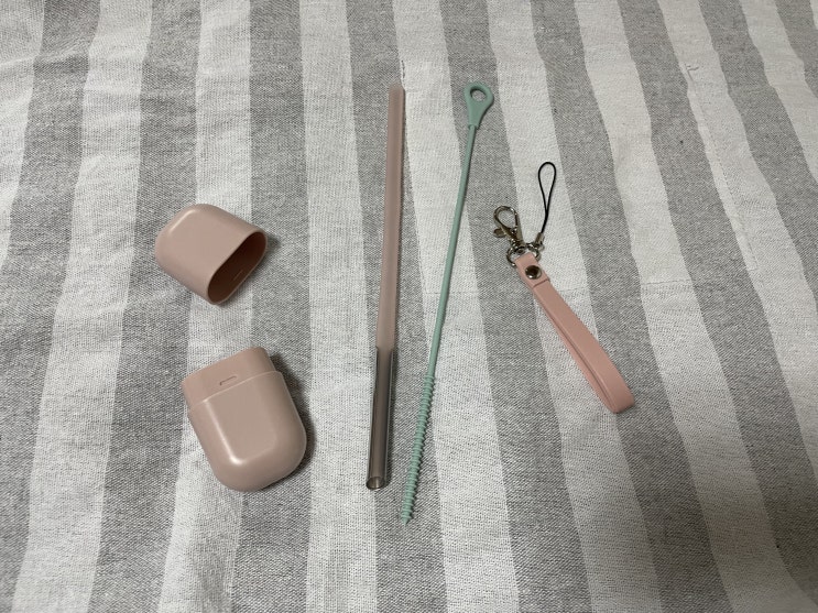  친환경 휴대용실리콘빨대 접이식 빨대 VIIDA UiU 스트로우