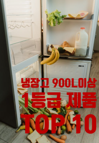 가정용 전기 냉장고900리터 이상, 1등급 가전 환급 제품 TOP 10 공개~!