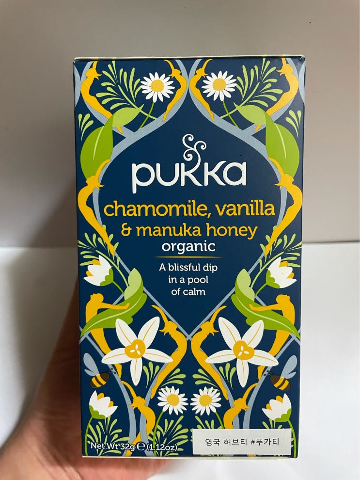 [PUKKA]chamomile, vanilla & manuka honey (캐모마일, 바닐라 & 마누카 꿀)