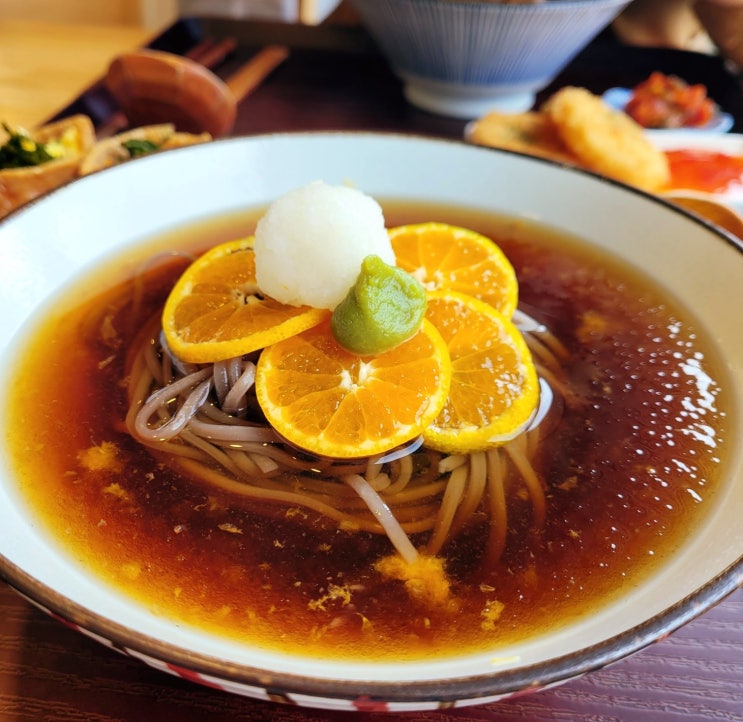  제주 도토리키친 제주공항근처 청귤 메밀소바 맛집