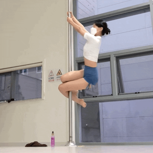   폴댄스 21~23일차 - 드디어 입문 졸업/ 젝시믹스 폴웨어/ 콘치웨어 크롭탑/ 사이드스핀/ 핀업걸/ KBPF
