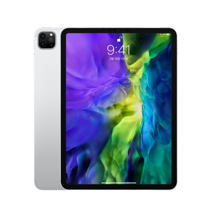 잘팔리는 Apple iPad Pro 11 2세대, Wi-Fi+Cellular, 512GB, 실버 ···