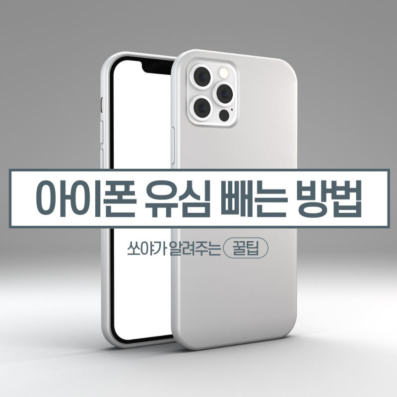아이폰 유심 빼는 법 간단하지만 모르는 것, 유심핀이 없을 때는..?
