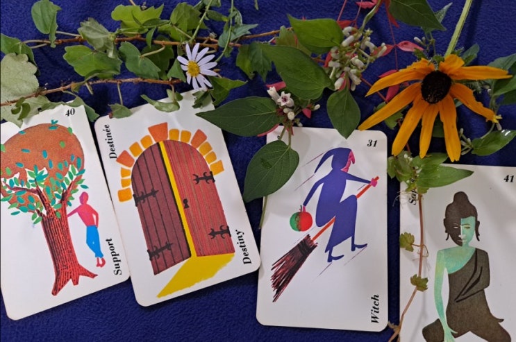  호로스코프벨린 카드로 보는 운세 보기 4번, 51번/37번, 20번/37번, 35번 두 장씩 카드 해석하기
