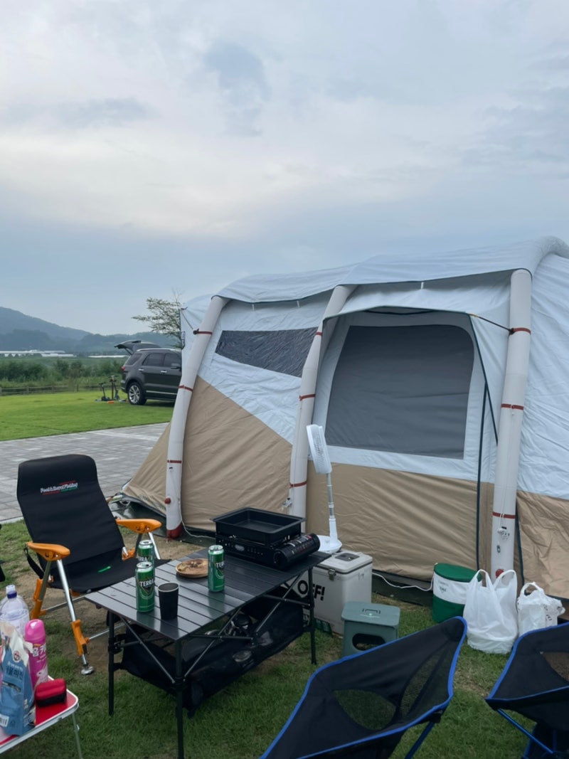 캠핑 텐트 추천 /데카트론 에어텐트 6.3 에어세컨즈 / 초보자도 10분이면 피칭가능 완전 짱쉽다 /장단점 찐후기 : 네이버 블로그